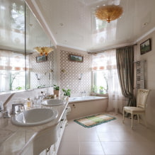 How to choose stretch ceilings: photos, types, colors, drawings, decor, original forms, lighting-4