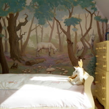 Wall decoration in the children's room: types of materials, color, decor, photo in the interior-7