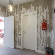 Decorative plaster in the hallway and corridor: types, colors, modern design ideas-0