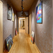 Decorative plaster: photos in the interior, types, design, color, drawings, applications-2