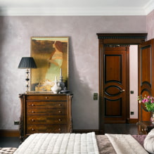 Decorative plaster: photos in the interior, types, design, color, drawings, applications-5