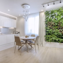 Kitchen wall decor: types of wall decorations, design in the dining area, corner decor, accent wall-5