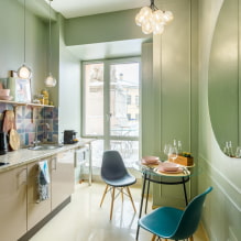 Wall color in the kitchen: tips for choosing, the most popular colors, combination with a headset-1