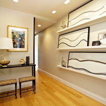 How to choose paintings in the hallway and corridor: types, themes, design, choice of placement-3