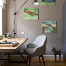 Pictures in the interior: types, themes, advice on choosing a shape and size, location-7