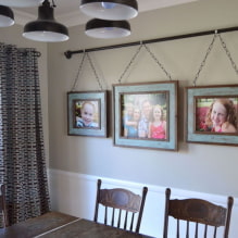 Wall decoration with photographs: design, location, theme, photo in the interior of rooms-7