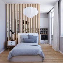 Decorative partitions in the room: types, materials, forms, design, original ideas-1