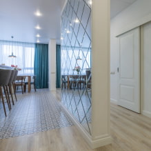 Decorative partitions in the room: types, materials, forms, design, original ideas-4