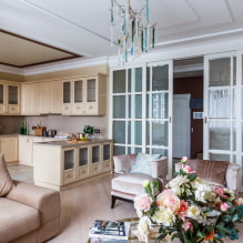 Decorative partitions in the room: types, materials, forms, design, original ideas-5