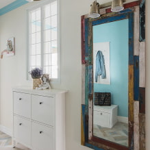 Mirror in the hallway and corridor: views, design, choice of location, lighting, frame color-4