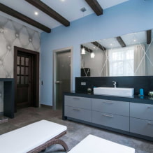 Mirror with bevelling: photo, beveling options, design, shape, location in the interior-1