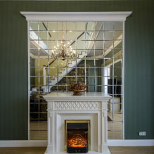 Mirror with bevelling: photo, beveling options, design, shape, location in the interior-3