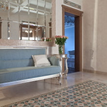 Mirror with bevelling: photo, beveling options, design, shape, location in the interior-8