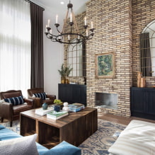 Mirrors in the interior of the living room: types, design, form options, choice of location-2