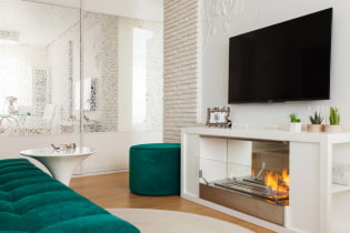 TV over the fireplace: views, choice of location, examples in various styles