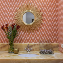 Mirror in the interior: types, location options, forms, design, drawings, decor frames-7