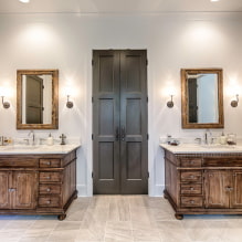 Gray doors in the interior: types, materials, shades, design, combination with the floor, walls-0