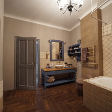 Gray doors in the interior: types, materials, shades, design, combination with the floor, walls-4