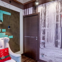 Wenge doors in the interior of the apartment: photos, views, design, combination with furniture, wallpaper, laminate, plinth-5