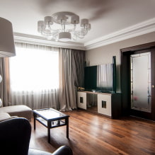 Doors under the laminate: the rules for combining colors, photos in the interior of the apartment-2