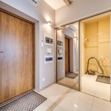 Doors to the dressing room: types, materials, design, color-6