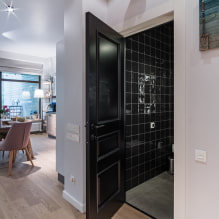 Tips for choosing door color: combination with walls, floors, skirting boards, furniture-0