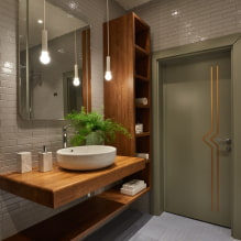 Tips for choosing door color: combination with walls, floors, skirting boards, furniture-6