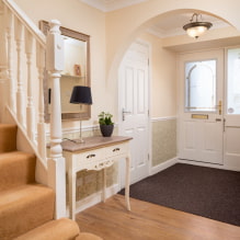 Arch in the hallway and corridor: types, location, choice of material, shape, design-8