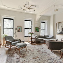 Arch to the living room (hall): types, materials, design, location-8