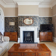 Wall design in the apartment: interior decoration options, decor ideas, color choice-4