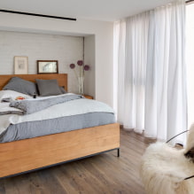 Bed in a niche: design, views (podium, folding, children's), photo in the interior-2