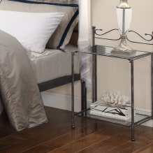 Forged tables: photos, types, shapes, design, varieties of tabletops-0