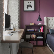 Window sill table: types, materials, design ideas, forms, photos in the interior-6