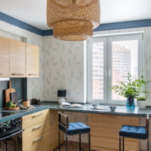 Window-sill table: types, materials, design ideas, forms, photos in the interior-7