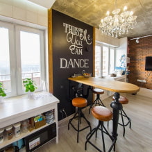 Wooden tables: photos in the interior, types, shapes, color, design, unusual ideas-8