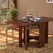 Transforming table: photos, types, materials, colors, shape options, design-4