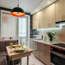 Transforming table: photos, types, materials, colors, shape options, design-8