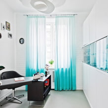 Desk: photo, views, materials, design, color, shape, location in the room-4