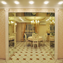 Doorway without a door: finishing methods, sizes and shapes, design options-3