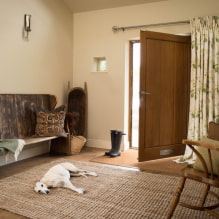 Curtains on the doorway: views, beautiful design ideas, color, photo in the interior-6