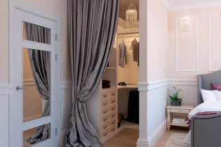 Curtains on the doorway: views, beautiful design ideas, color, photos in the interior