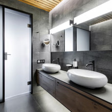 Interior doors with glass: photos, types, design and drawings, colors, shapes of inserts-7