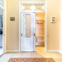 Interior sliding doors: photo, design, types, materials, color, decor -6