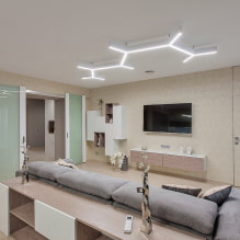 Interior sliding doors: photo, design, types, materials, color, decor -8