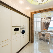 Arch made of stone: finishing options, types, design, color, photo in the interior-2