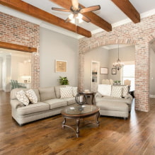 Arch made of stone: finishes, types, design, color, photo in the interior-6