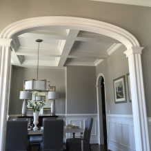 Interior wooden arches: photos, views, design options, colors-4