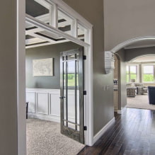 Interior wooden arches: photos, views, design options, colors-5