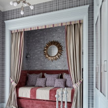 Niche in the wall: types, finishing methods, design, forms, filling options, decor-2