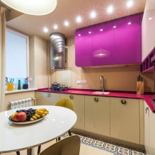 Dining table for a small kitchen: types, design, shapes, location in the room-1